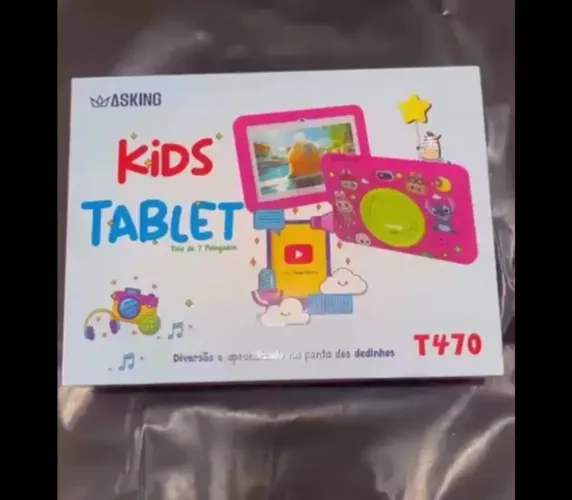 Tablet Kids com 128gb de Memória 