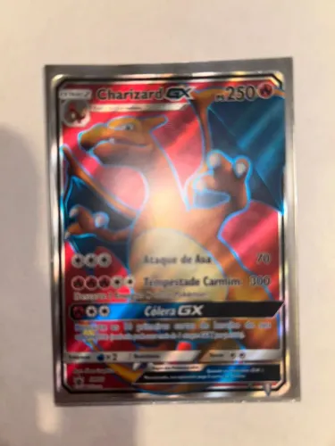 Carta pokemon charizard gx Boa condição original PAGAMENTO NA HORA VIA PIX