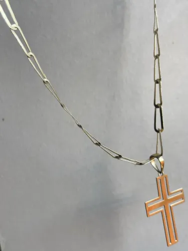 Corrente Laminada Ouro 18k 60cm