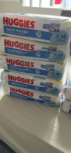 Fraldas Huggies Nova preço de 170 todas pra sair hoje
