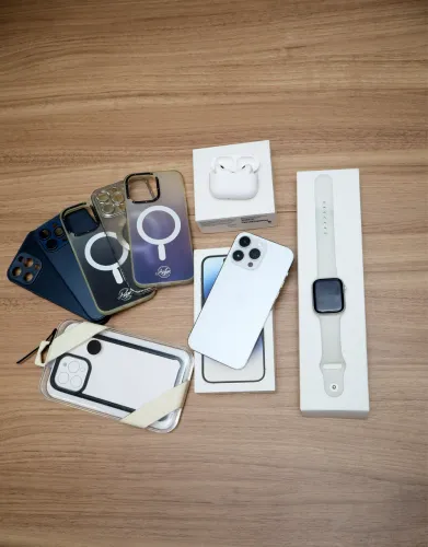IPHONE 14 PRO MAX, APPLE WATCH E AIR PODS PRO 2