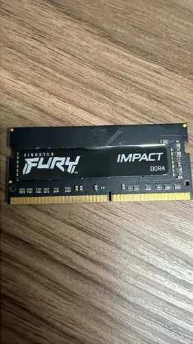 Kit 32GB (2x16GB) Memória RAM DDR4 Kingston Fury Impact 3200MHz CL20