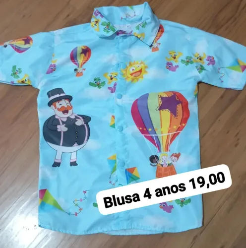 Blusa menino 4 anos 
