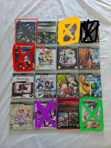 LOTE de 10 JOGOS RAROS PS3