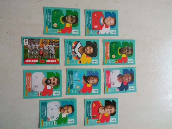 Figurinhas originais da copa do Mundo de 2026
