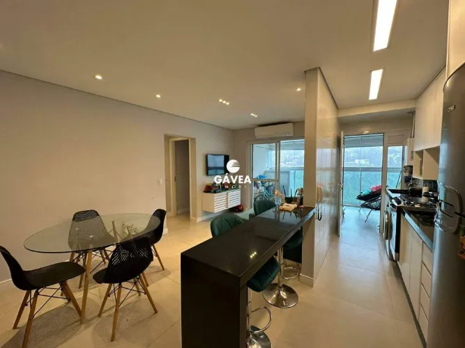 Apartamento para aluguel no José Menino em Santos.