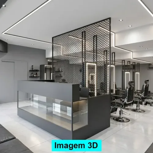 Projeto para barbearia - Arquiteto