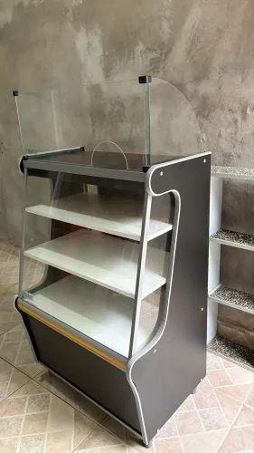 Balcão Caixa Expositor Seco 0,70cm Para Lanchonete E Padaria