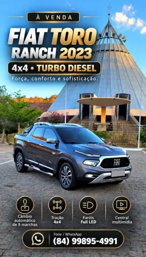 Fiat Toro Ranch 2.0 16V 4X4 Diesel Aut. 2023