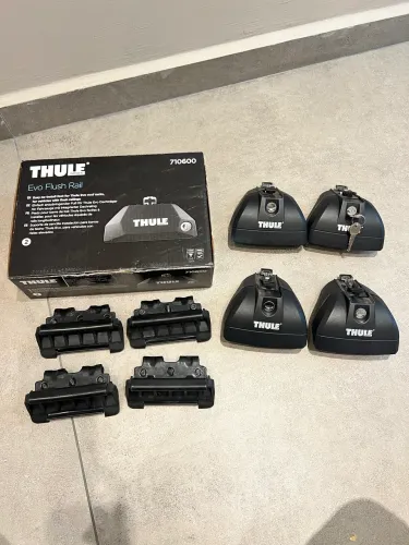 Rack de Teto Thule Evo Flush Rail 710600 Original Completo