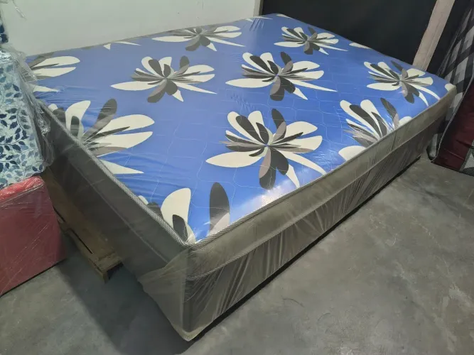 CAMA BOX CASAL DE ESPUMA NOVA R$450 ENTREGA GRÁTIS 