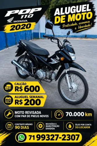 Pop 110i  Aluguel/Locação