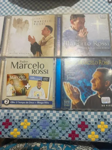 Lote Padre Marcelo Rossi - 8 CDs + DVD Paz Sim Violência Não (Interlagos)