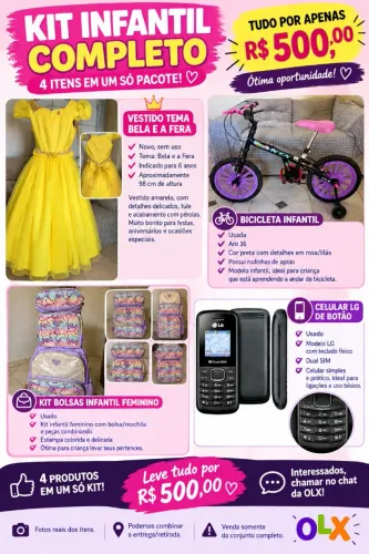 Kit infantil completo