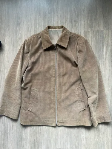 Jaqueta veludo bege masculina