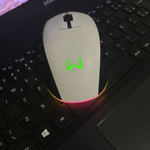 Mouse Gamer Sem Fio (Wireless) Warrior Dash Pixart 3335