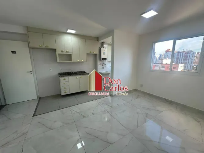 Apartamento com 2 dormitórios para alugar, 47 m² por R$ 3.537,60/mês - Centro - Santo Andr