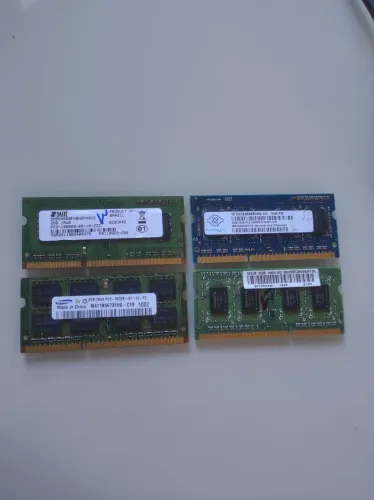 MEMÓRIA 2GB DDR3 NOTEBOOK VÁRIOS MODELOS - C/GARANTIA - AEE INFO - 9 ANOS EVOLUINDO C/VC