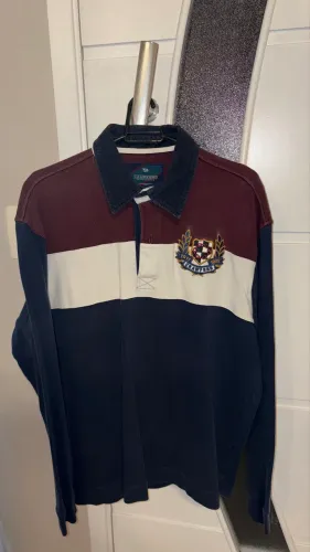 Polo Rugby Vintage Crawford Manga Longa Retrô