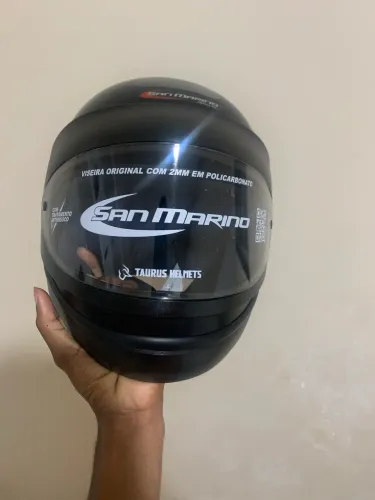 Capacete Samarino Preto Fosco 60