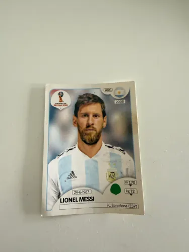 Figurinha copa 2018 Messi 