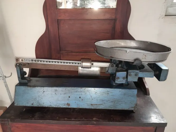 Balança de um prato antiga até 10kg 