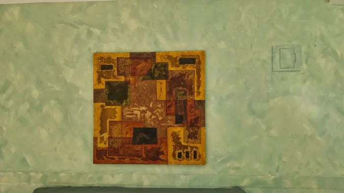 Quadro Retalhos boho