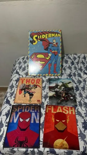 Quadros de decoração de Super-heróis