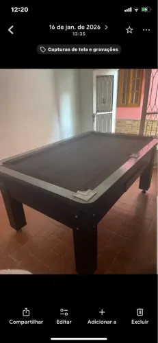Mesa de sinuca black de granizo 