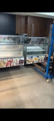 VITRINE GELATO SUPER SHOW 120 RV TB 12 SABORES MARCA ISA ITALIANA.
