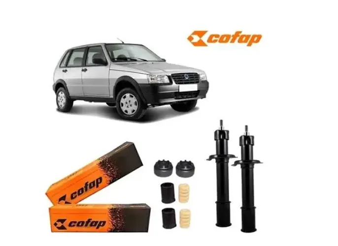 Kit Amortecedor Dianteiro Uno 83 a 2013 Cofap Novo // Envio olx pay