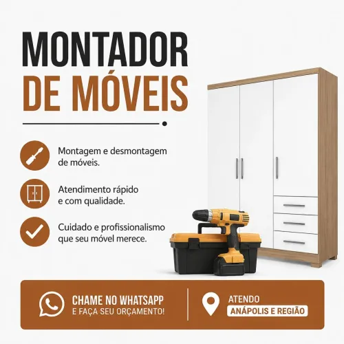 Montador de móveis Anápolis.