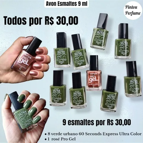 Avon Esmalte 9 ml em Promoção