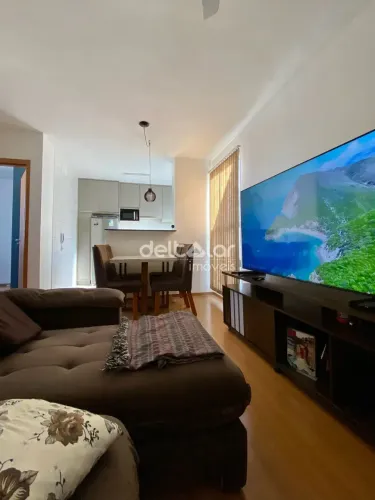 Apartamento mobiliado à venda com 2 quartos, 1 vaga e lazer no condomínio, Juliana, Belo H