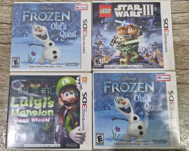 Lote jogos nintendo 3DS