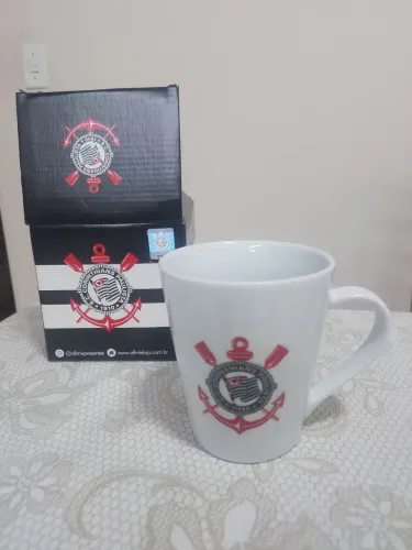 Caneca Porcelana Corinthians 290 ml