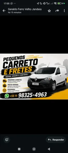 Mudanças pequenas ,carretos