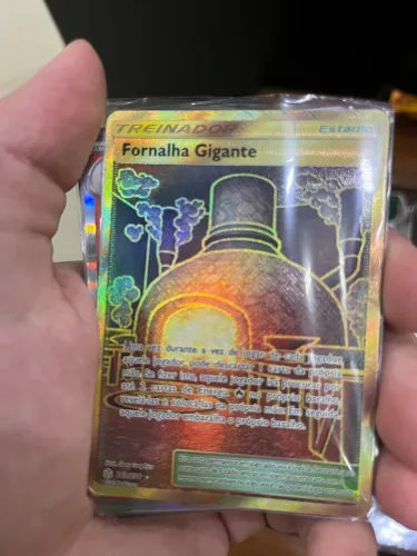 Fornalha Gigante Secret Rare 263/236 - Eclipse Cósmico - Pokémon TCG