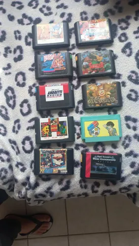 Fitas cartuchos Sega mega drive