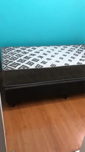 Vendo cama box de solteiro ORTOBOM