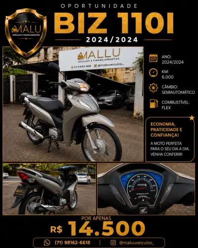 BIZ 110i 2024 6 km rodados