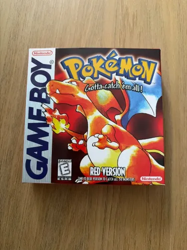 Pokemon Red Gameboy vermelho raridade