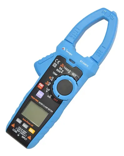 Alicate Amperimetro Et 3367C Cat Iv 600V