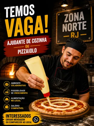 Vaga em Pizzaria - Cozinha