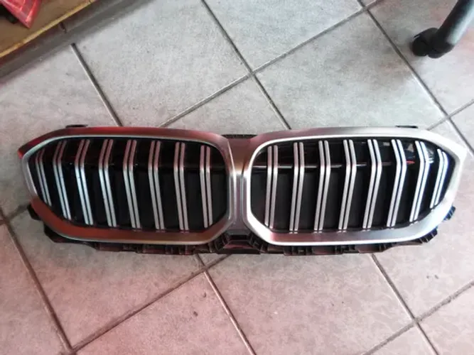 Grade Do Parachoque Bmw 320 330 2024 2025 #67 Preto Brilhante