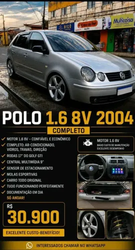 Volkswagen Polo 1.6 MI/ S.ouro 1.6mi 101cv 8V 5P 2004
