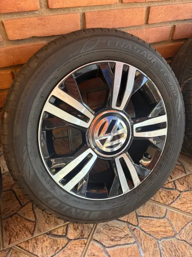 Jogo de Rodas Originais VW Up TSI Aro 15 + Pneus 185/60 R15 | Excelente Estado