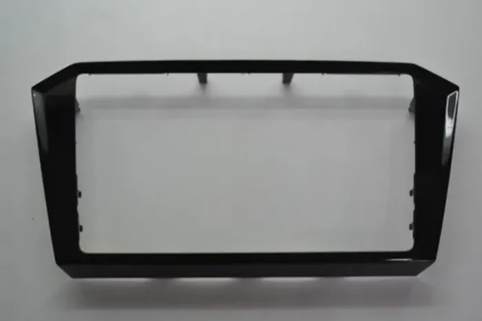 Moldura Radio Som Multimidia Painel Vw Passat 2018 Original Preto