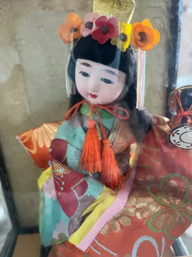 Boneca Japonesa Porcelana 