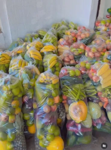 Kit verduras e frutas